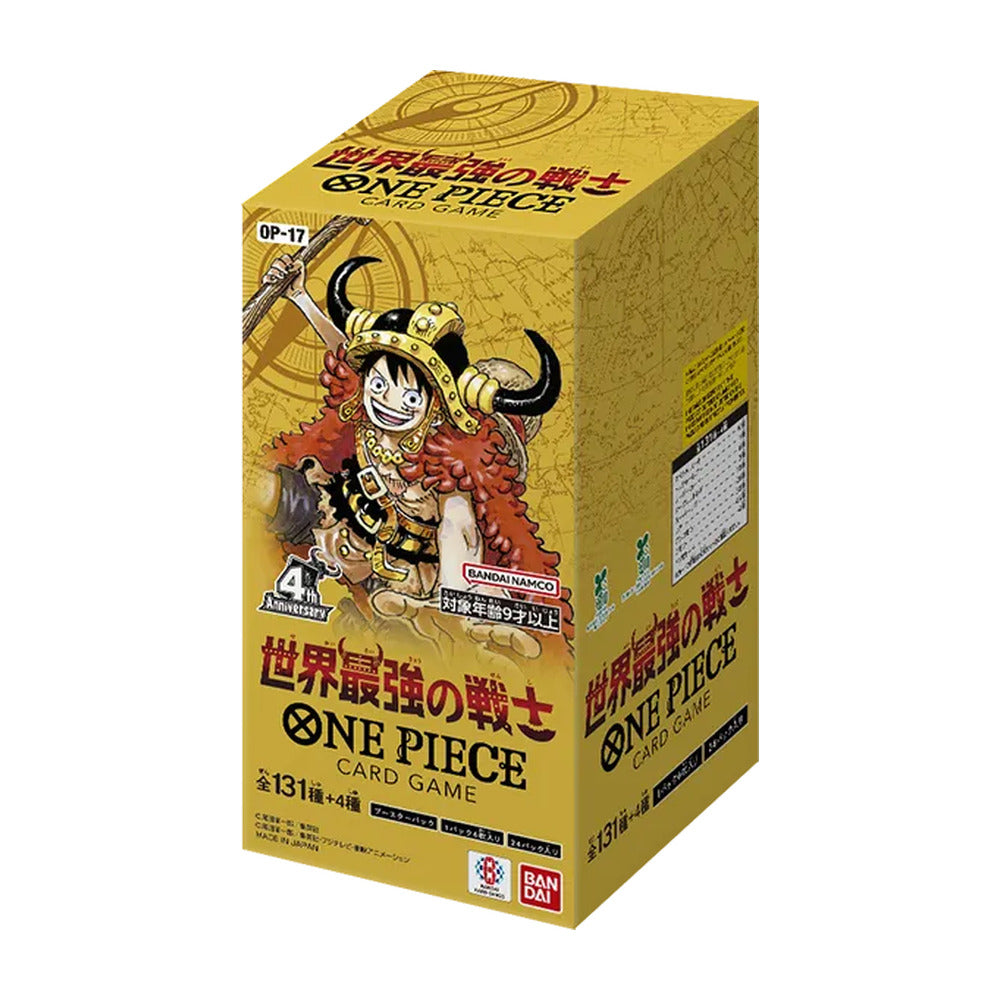 Caja OP17 The World’s Strongest Warriors - Japonés