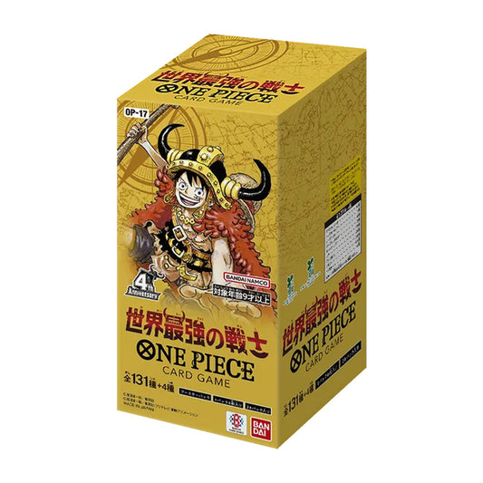 Caja OP17 The World’s Strongest Warriors - Japonés