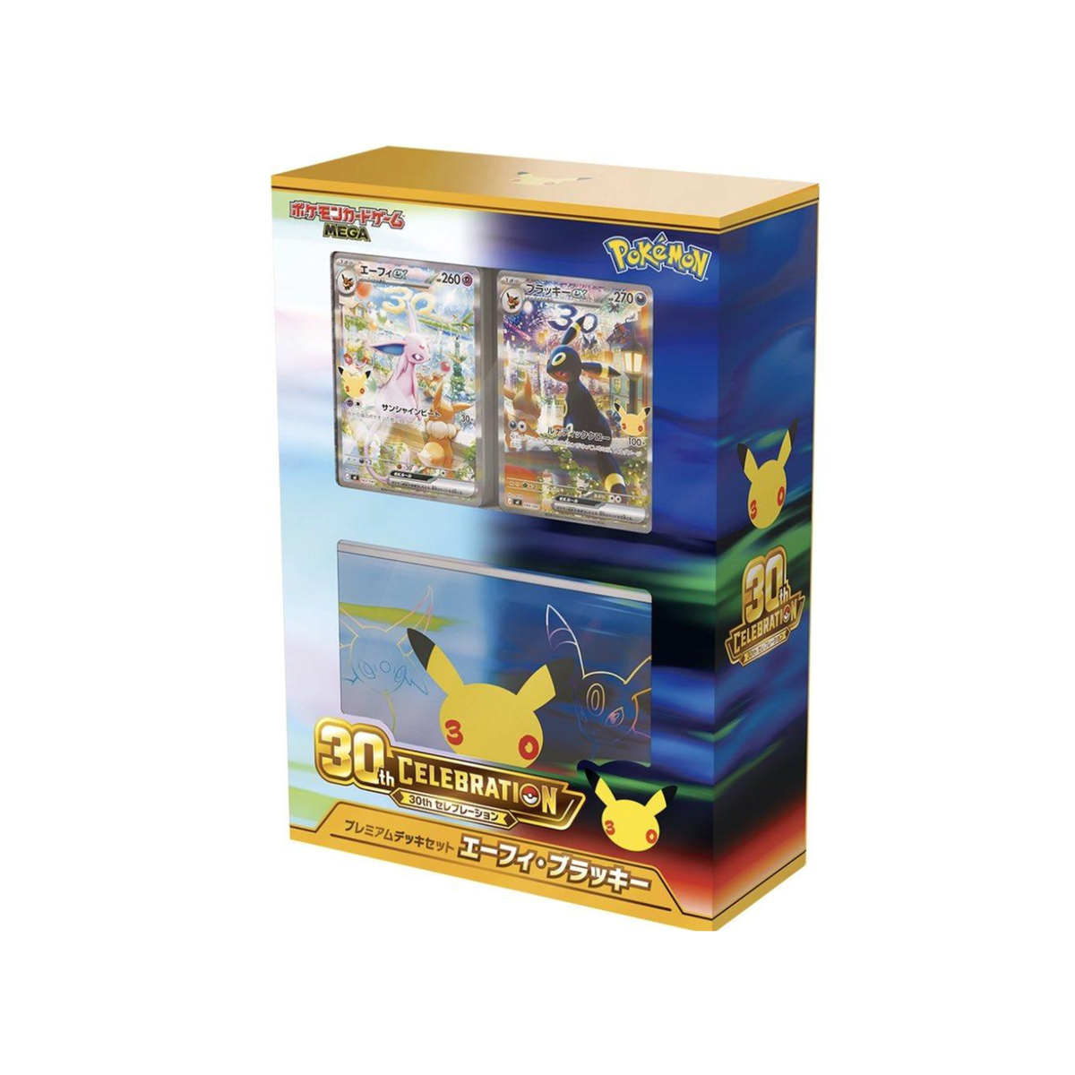 PREMIUM DECK SET - ESPEON & UMBREON - 30 ANIVERSARIO JP - RESERVA