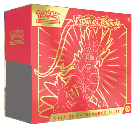 Caja de Entrenador Elite Escarlata y Purpura Koraidon - Español