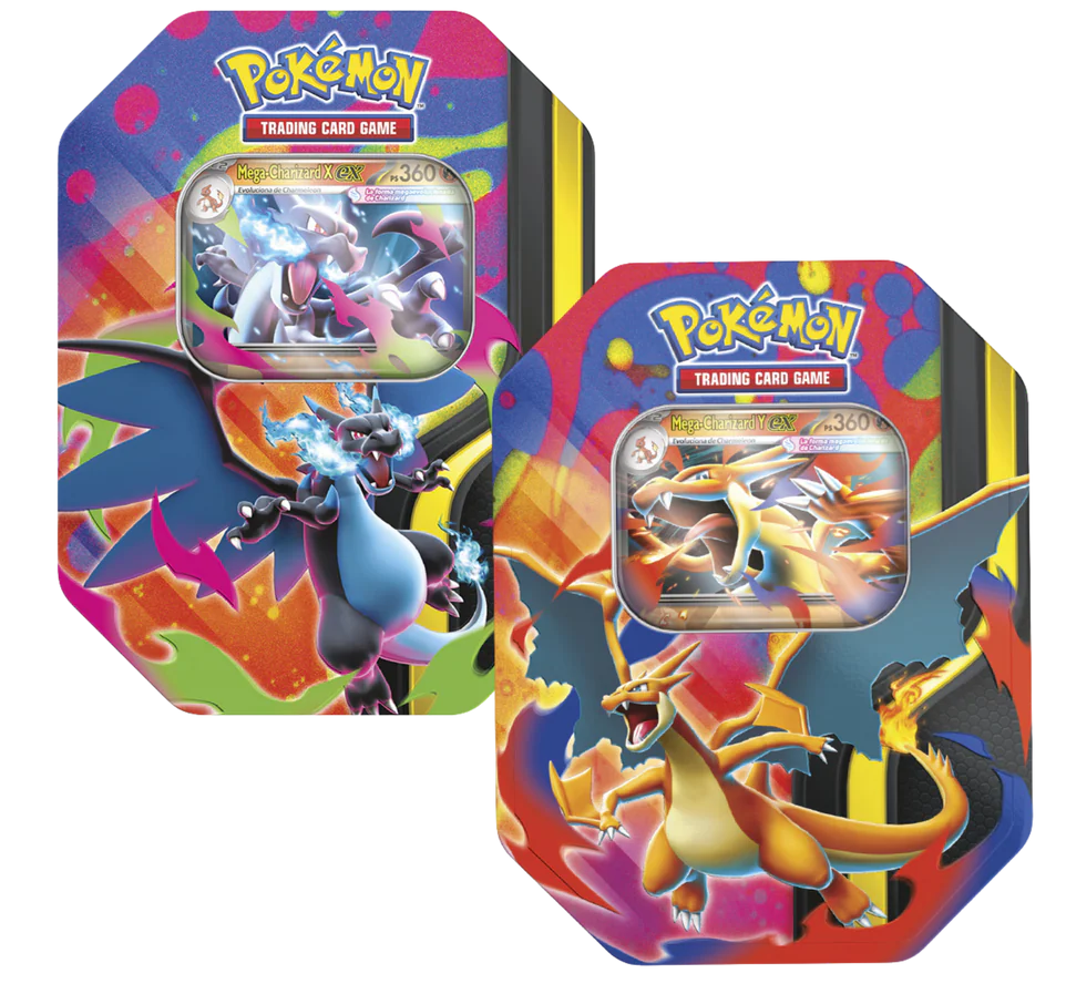 Lata Mega Charizard X & Y EX Español