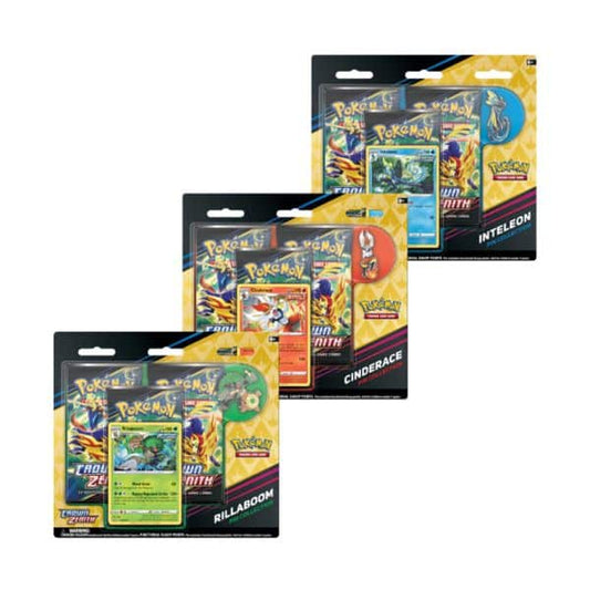 BLISTER 3 SOBRES PIN CENIT SUPREMO POKEMON (ESPAÑOL)